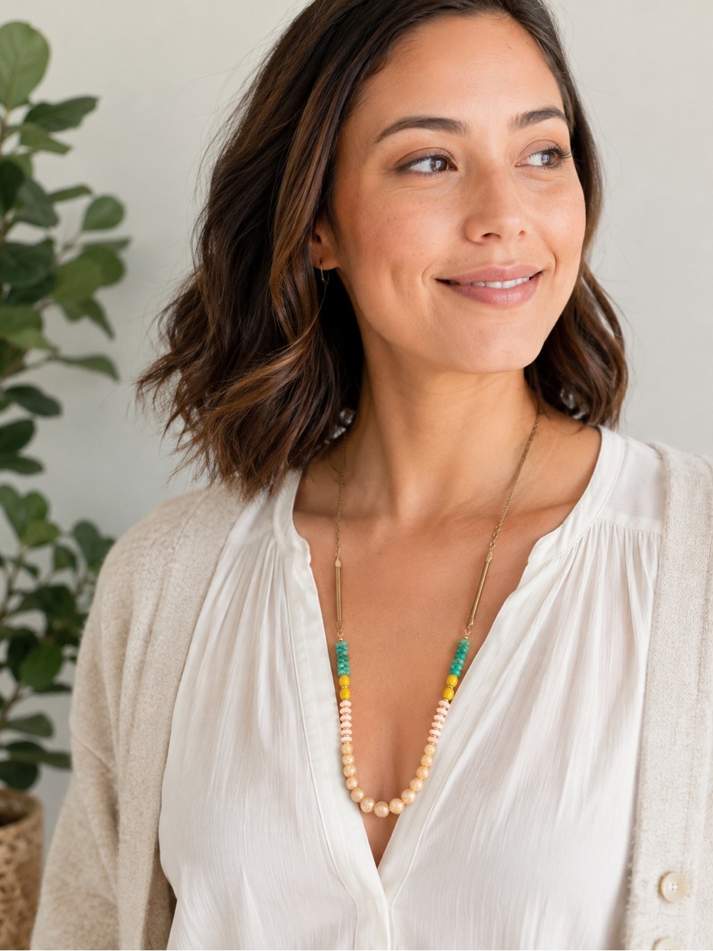 LOFT Beaded Necklace